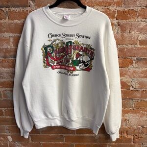 Vintage Rosie O’Grady’s White Crewneck Sweatshirt Women’s Large USA